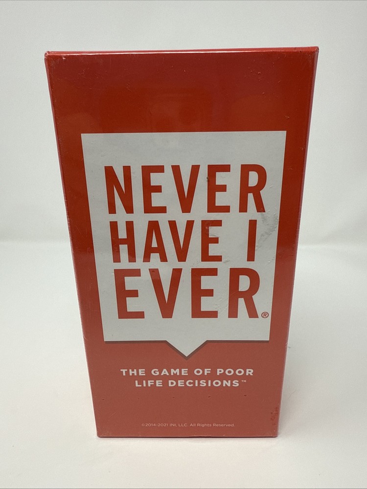 Never Have I Ever – The Game Of Poor Life Decisions – Brand New & Sealed