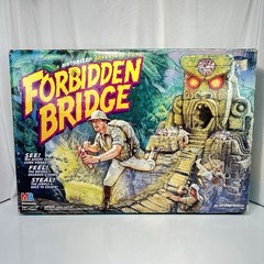 1992 Forbidden Bridge Board Game Milton Bradley Works *not Complete*