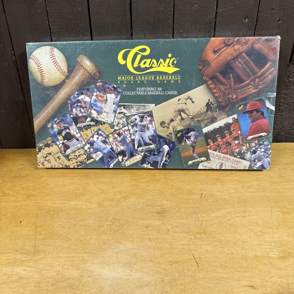 NEW 1987 Classic Major League Baseball Board Game Sealed Bo Jackson RC
