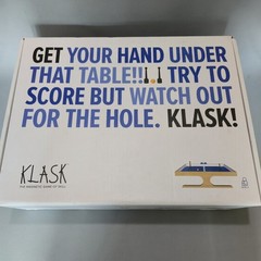 KLASK AN EPIC MAGNETIC BATTLE GAME IN BOX COMPLETE UPGRADED PLEASE READ