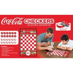 MasterPieces – Coca-Cola – Officially Licensed Checkers Board Game
