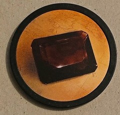 Splendor Game Onyx Token Black ONE Single Gem Piece Replacement Part 2016