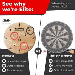 Elite Sportz Ring Toss Game 12 Inch Indoor Outdoor Family Fun for All Ages