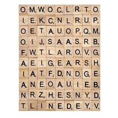 400 Pcs Wood Letter Tiles, Wooden Tiles for Crafts