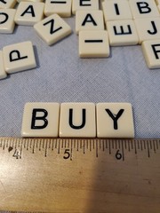 141 Vtg Anagrams Tile Cream Plastic Black Sans Serif Block Font Flat Replacement
