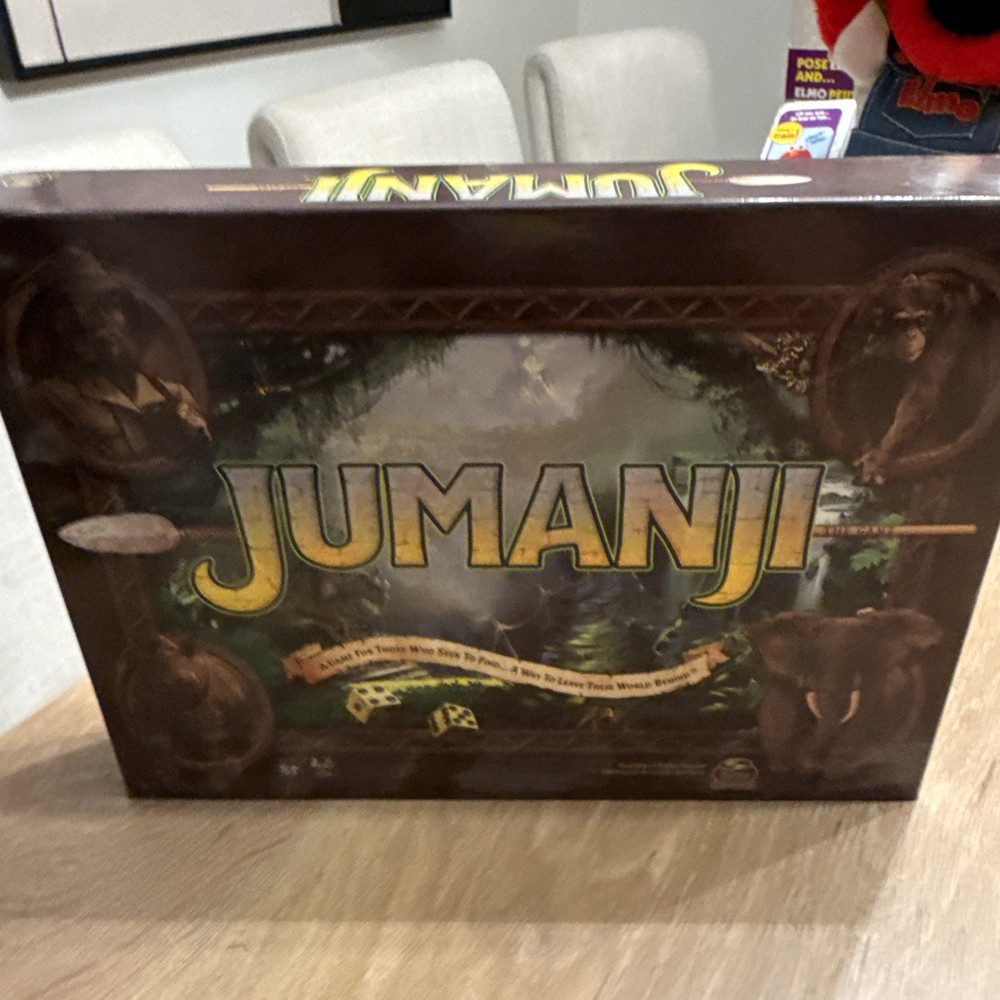 Jumanji The Game Classic Adventure Board Game Spin Master Games 2021. Sealed