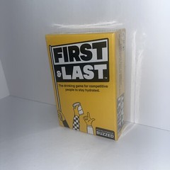 First & Last Drinking Card Board Game Hunch Studios 2021 Buzzed FL455 New Sealed