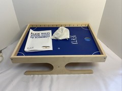 KLASK Board Game An Epic Magnetic Battle 100% COMPLETE! EUC 2-player Skill game