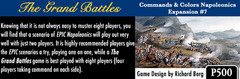 GMT Games Commands and Colors Napoleonics The Grand Battle Expansion