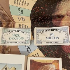 Masterpiece Board Game Vintage 1987 Parker Brothers Art Auction – 100% Complete