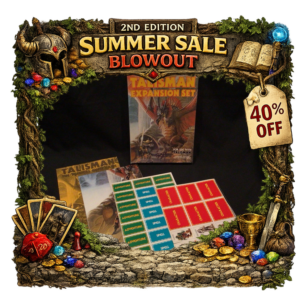 UNPUNCHED/NEW! Vintage Talisman Game 2nd Ed THE EXPANSION Games Workshop