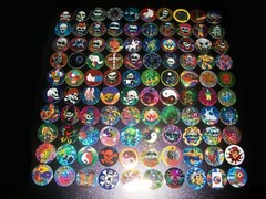 Foil Prism Pog Lot 100 Milk Caps Lot Collection All Different Pogs