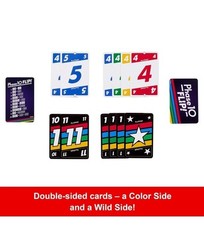 Mattel Games Phase 10 Flip Card Game, Family Card Game with Double-sided Cards,
