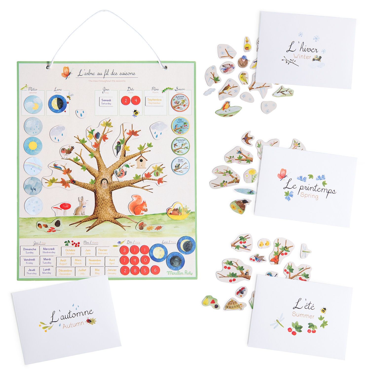 Calendrier des Saisons Je Jardin du Moulin