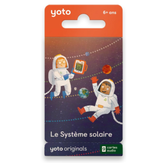 Le système solaire - visuel de la carte audio YOTO