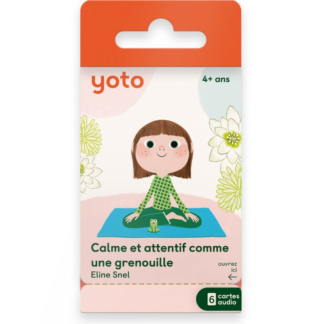 Calme et attentif comme une grenouille - visuel de la carte audio YOTO