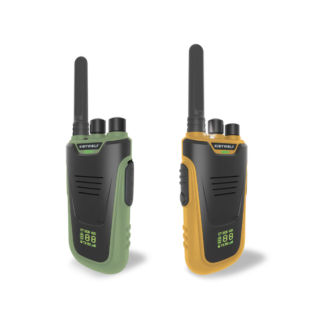 visuel de talkies walkies vert et orange de chez Kidywolf
