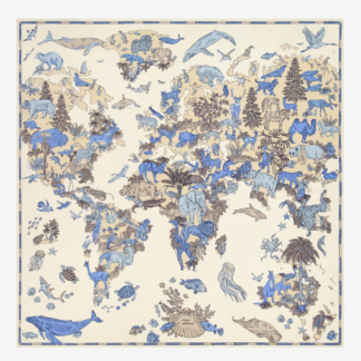 Photo du produit Carre 130 ATLAS couleur Blanc de chez Inouï Editions