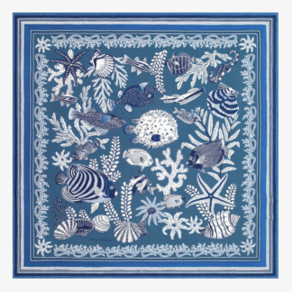 Photo du produit Carré NEPTUNE couleur Bleu de chez Inouï Editions