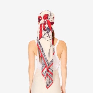 Photo du produit Carré DES RIVES ET DES REVES couleur rouge de chez Inouï Editions