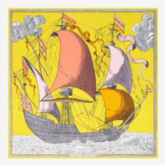 Photo du produit Carré DES RIVES ET DES REVES couleur Jaune de chez Inouï Editions