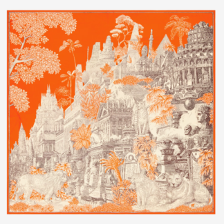 Photo du produit Carré PIRANESI couleur Orange de chez Inouï Editions