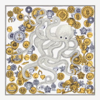 Photo du produit Carré OCTOPUS couleur Blanc de chez Inouï Editions