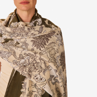 Photo du produit Etole 100 ATLAS couleur Kaki de chez Inouï Editions