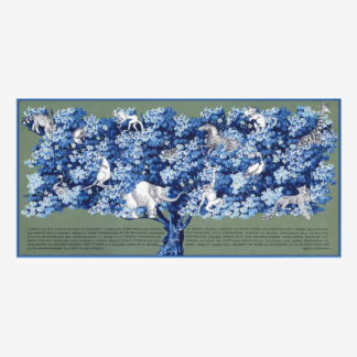 Photo du produit Etole 100 BESTIAIRE couleur Kaki de chez Inouï Editions