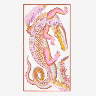 Photo du produit Etole CROCO couleur Blanc de chez Inouï Editions