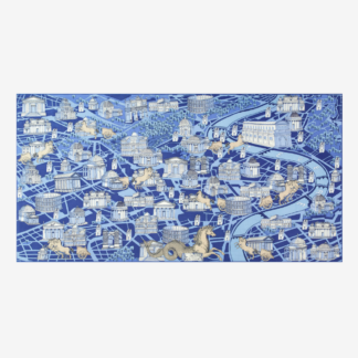 Photo du produit Etole 100 ROME couleur bleu de chez Inouï Editions