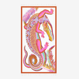 Photo du produit Etole CROCO couleur Blanc de chez Inouï Editions