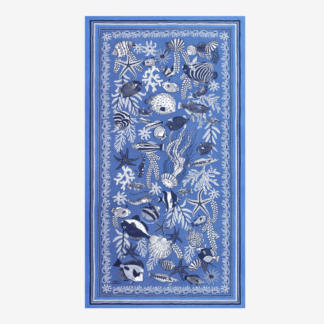 Photo du produit FOUTA NEPTUNE couleur bleu de chez Inouï Editions