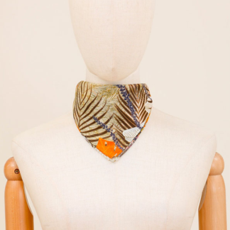 Photo du Foulard Cerise Temple tropical Multicolore de la marque Maison Fanli