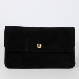 Pochette Line Daim Noir de la marque maison Fanli