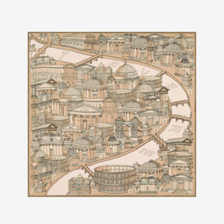 Image du produit CARRE 100 ROMA BEIGE, de la marque Inouï Editions